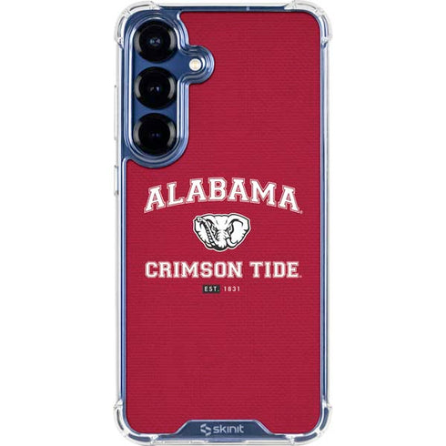 University of Alabama Crimson Tide Basketball Galaxy S25 Clear Case